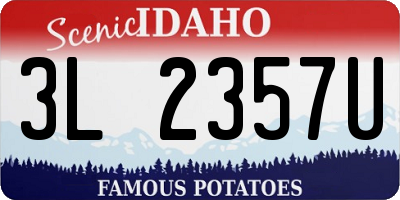 ID license plate 3L2357U