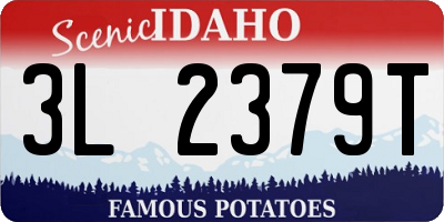 ID license plate 3L2379T
