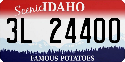 ID license plate 3L2440O