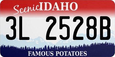 ID license plate 3L2528B