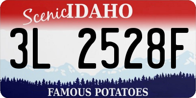 ID license plate 3L2528F