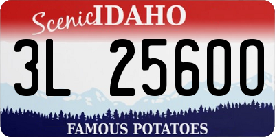 ID license plate 3L2560O
