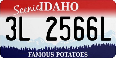 ID license plate 3L2566L