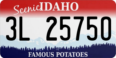 ID license plate 3L2575O