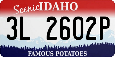 ID license plate 3L2602P