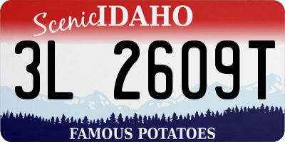 ID license plate 3L2609T