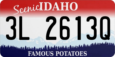 ID license plate 3L2613Q
