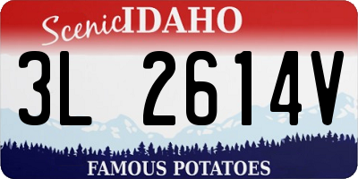 ID license plate 3L2614V