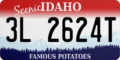 ID license plate 3L2624T