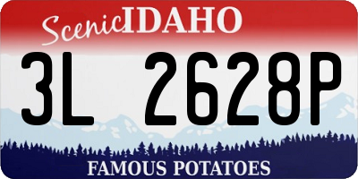 ID license plate 3L2628P
