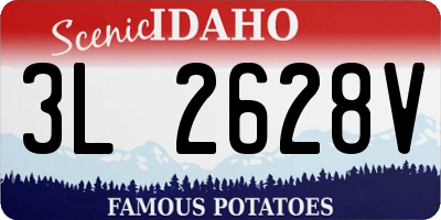 ID license plate 3L2628V