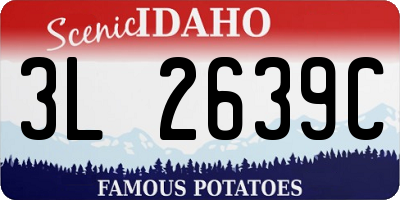 ID license plate 3L2639C