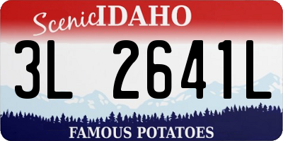 ID license plate 3L2641L