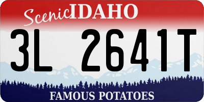 ID license plate 3L2641T