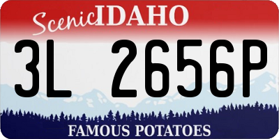 ID license plate 3L2656P