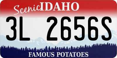 ID license plate 3L2656S
