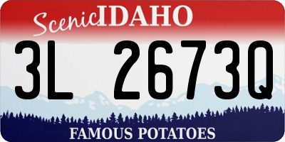 ID license plate 3L2673Q
