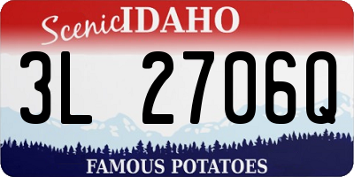 ID license plate 3L2706Q
