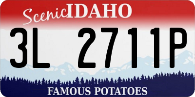 ID license plate 3L2711P