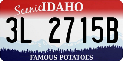 ID license plate 3L2715B