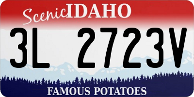 ID license plate 3L2723V