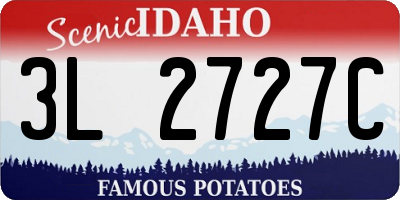 ID license plate 3L2727C