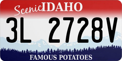 ID license plate 3L2728V
