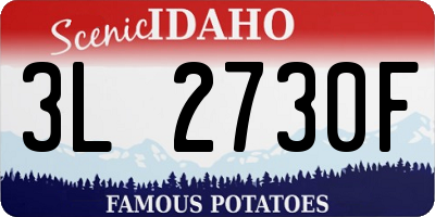 ID license plate 3L2730F