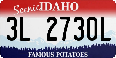 ID license plate 3L2730L