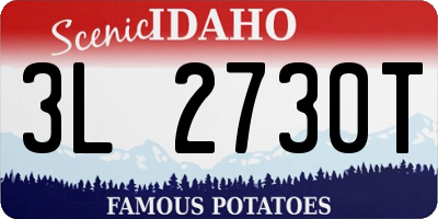 ID license plate 3L2730T