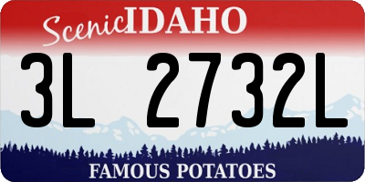 ID license plate 3L2732L