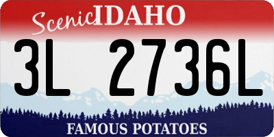 ID license plate 3L2736L
