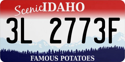 ID license plate 3L2773F