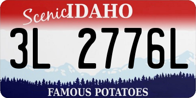 ID license plate 3L2776L