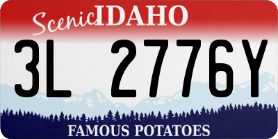 ID license plate 3L2776Y