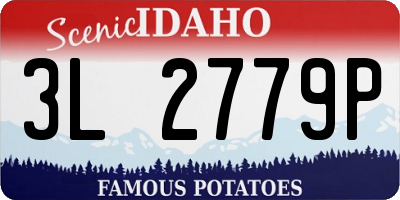 ID license plate 3L2779P