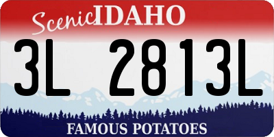 ID license plate 3L2813L