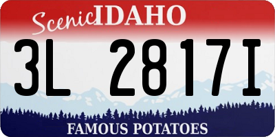 ID license plate 3L2817I