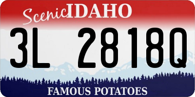 ID license plate 3L2818Q