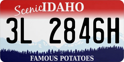 ID license plate 3L2846H