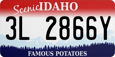 ID license plate 3L2866Y