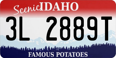ID license plate 3L2889T