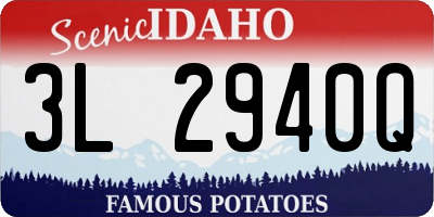 ID license plate 3L2940Q