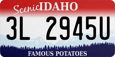 ID license plate 3L2945U