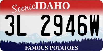 ID license plate 3L2946W