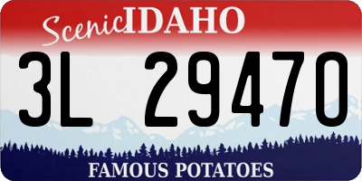 ID license plate 3L2947O