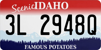 ID license plate 3L2948Q