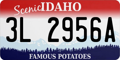 ID license plate 3L2956A