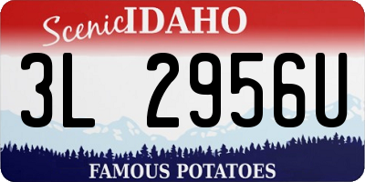 ID license plate 3L2956U