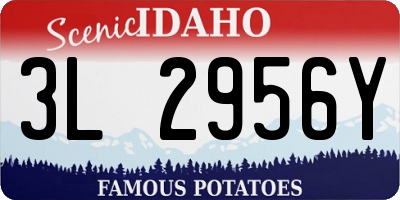 ID license plate 3L2956Y